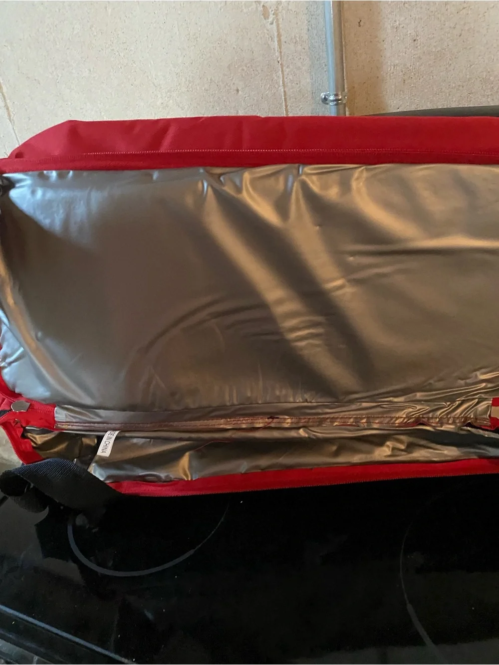 Budweiser Red and White cooler for beverages